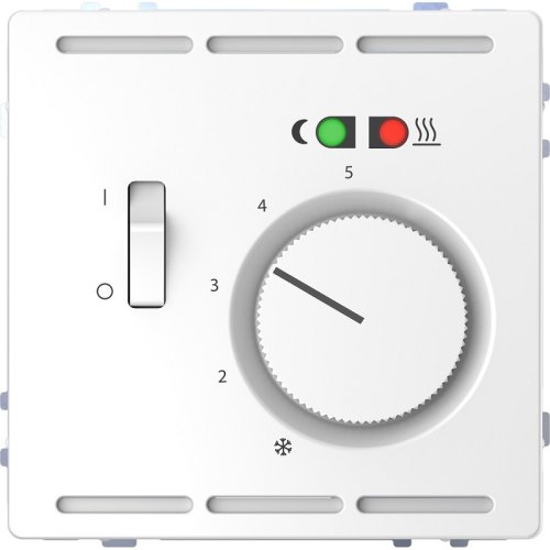 Терморегулятор механический с датчиком без рамки Schneider Electric D-Life 0С +50С белый лотос картинка